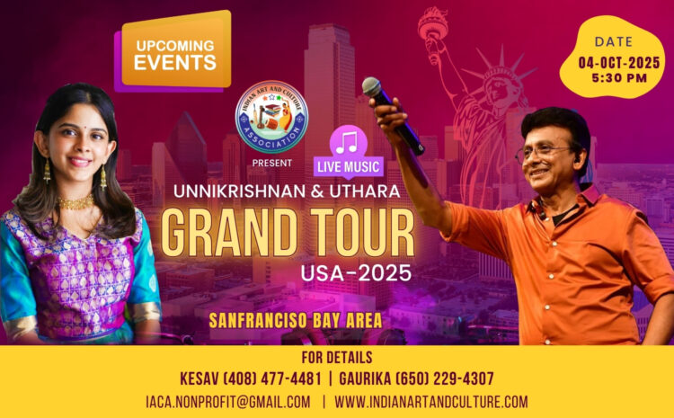  GRAND TOUR IN USA – 2025 | Unnikrishnan & Uthara